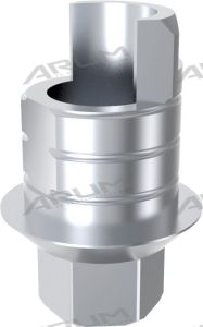 ARUM INTERNAL TI BASE SHORT TYPE ENGAGING - Compatible with Alpha-Bio Tec® 3.75/4.2/5.0/6.0