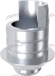 ARUM INTERNAL TI BASE SHORT TYPE NON ENGAGING - Compatible with Alpha-Bio Tec® 3.75/4.2/5.0/6.0